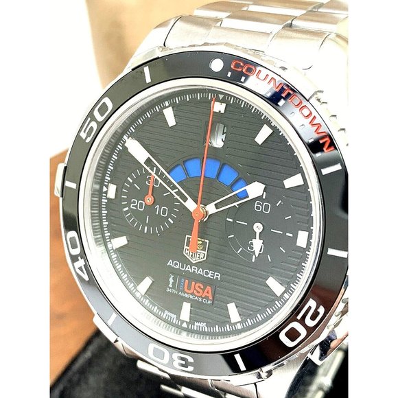 Tag Heuer Accessories Tag Heuer Mens Watch Cak21b Aquaracer Team